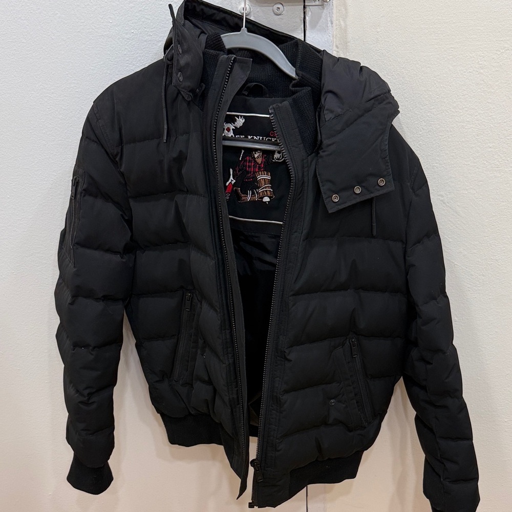 Moose Knuckles Black Puffer Jacket